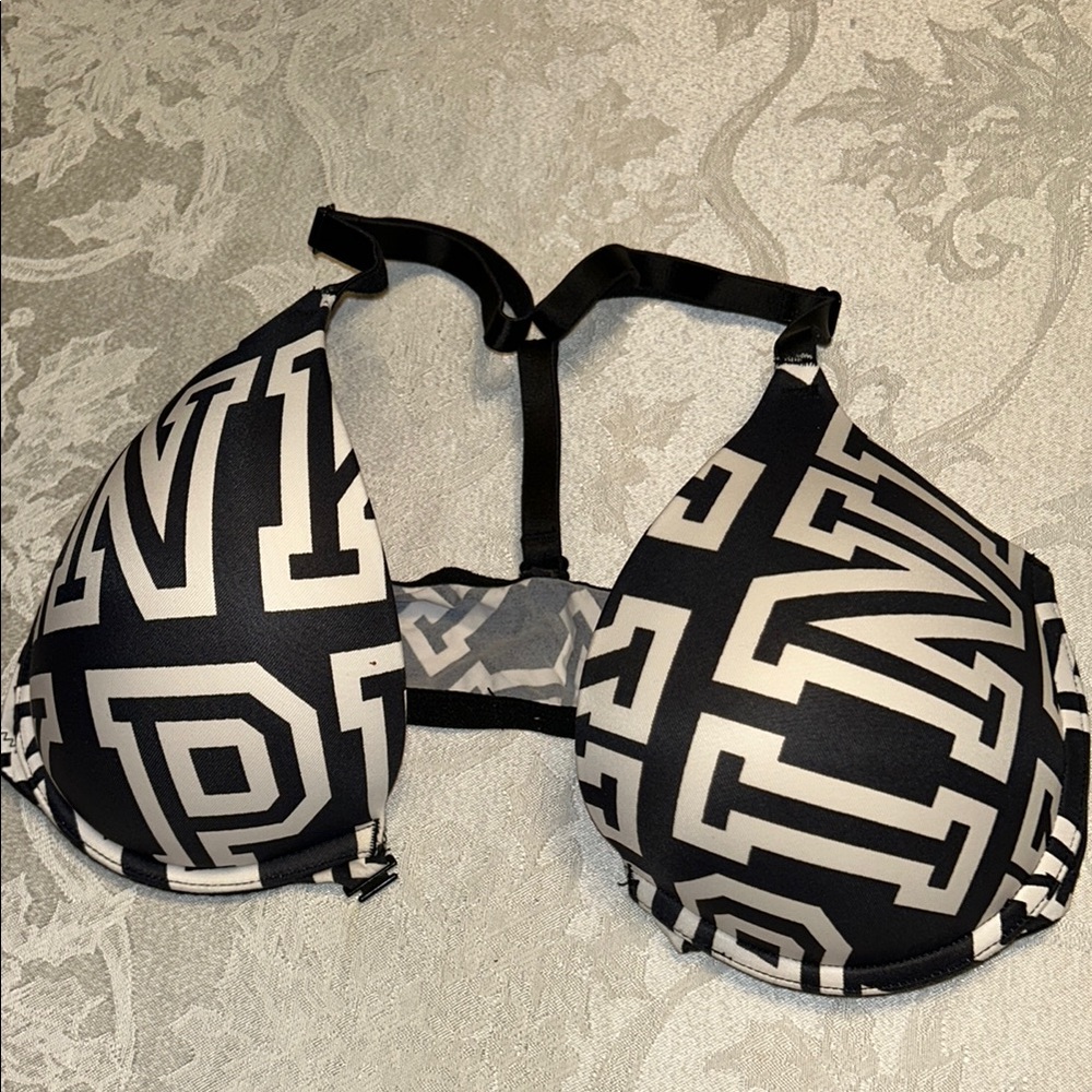 Black and White Women's Bra